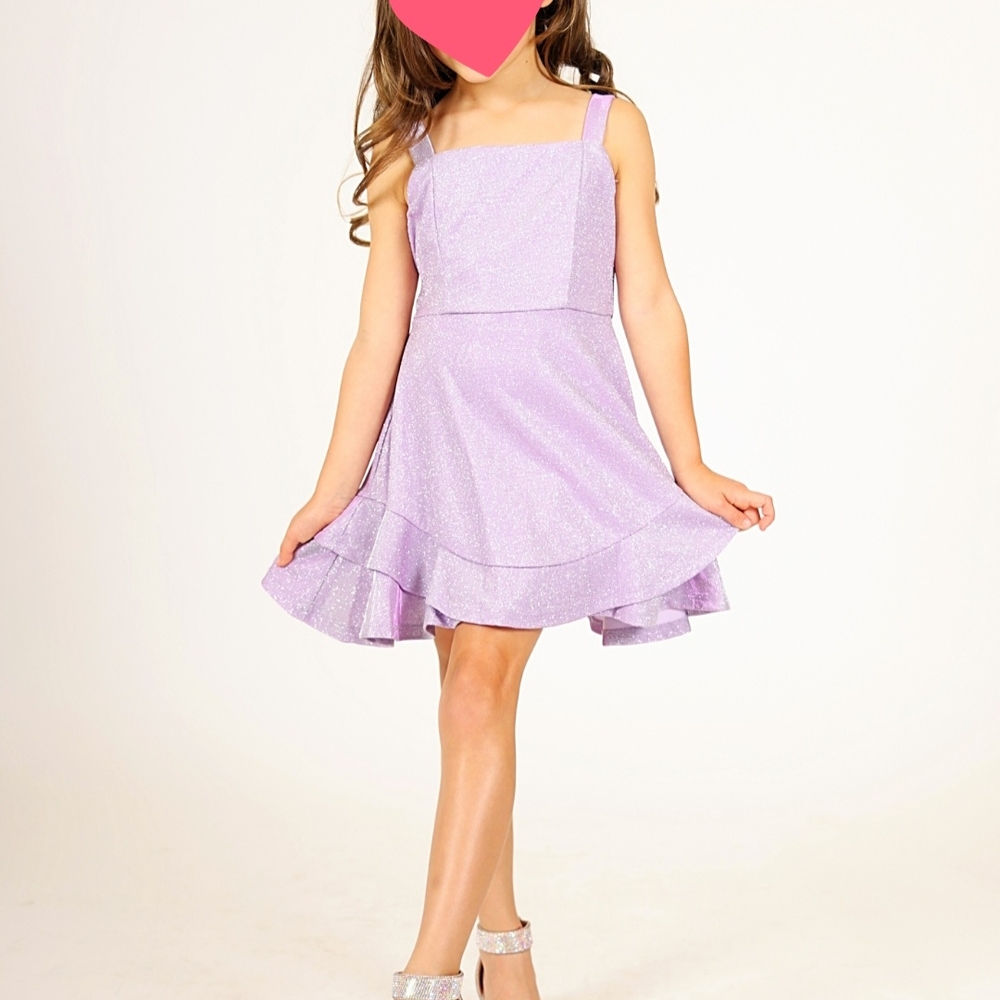 Charming Lavender Kids Dress